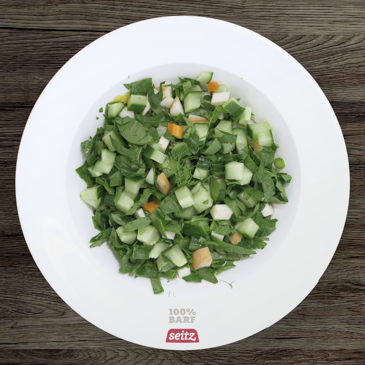Seitz Gemüse-Mix Spinat Spezialfutter / Frostfutter für Hunde
