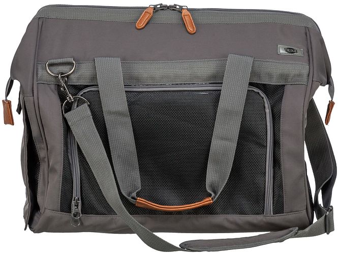 TRIXIE Tasche Finlay, 43 × 26 × 32 cm, schwarz/grau