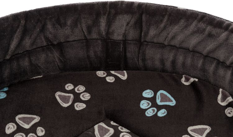 TRIXIE Bett Jimmy Soft, oval, 45 × 35 cm, taupe
