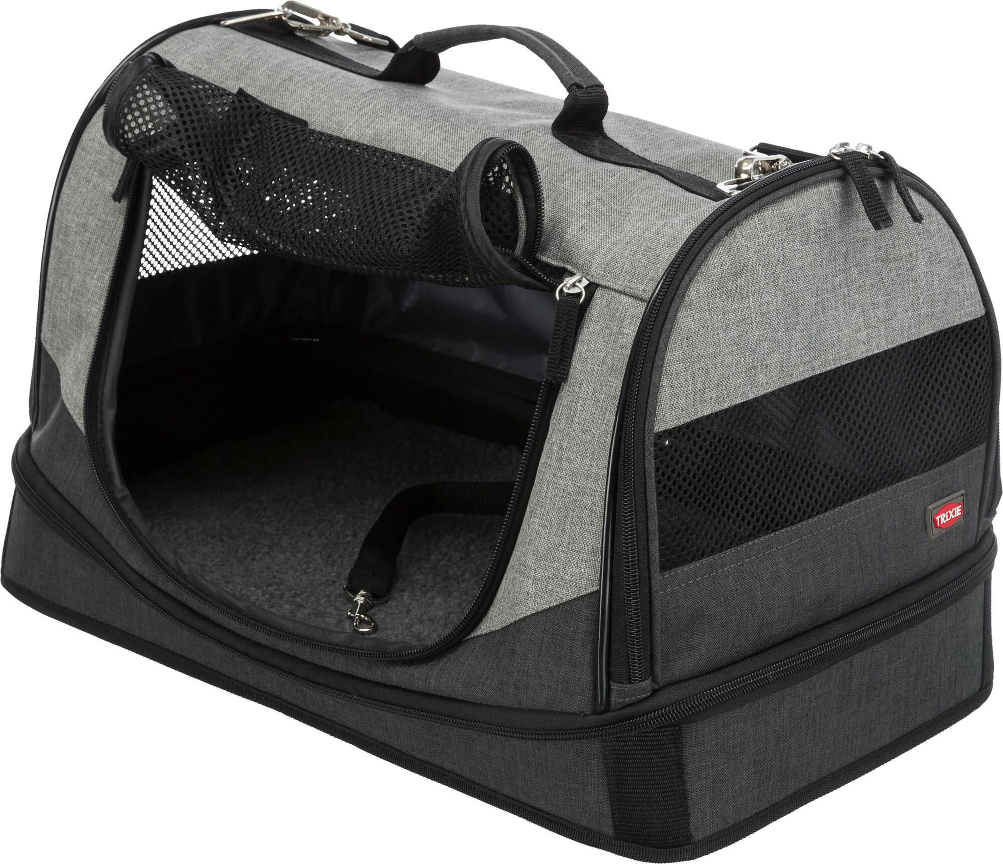 TRIXIE Tasche Holly, 30 × 30 × 50 cm, schwarz/grau