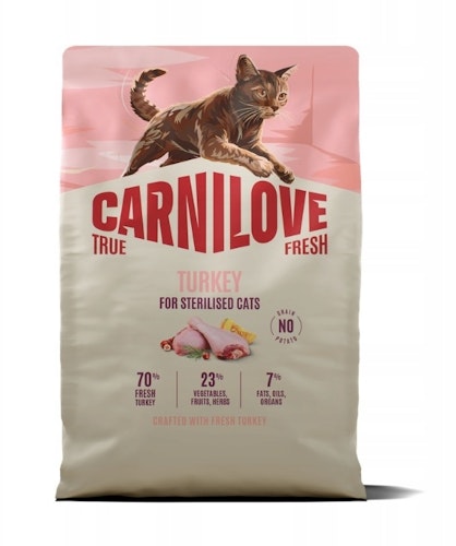Carnilove True Fresh Sterilised Pute Katzentrockenfutter