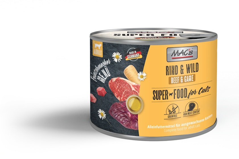 MAC's Cat Feinschmecker Menü 200g Dose KatzennassfutterVorschaubild