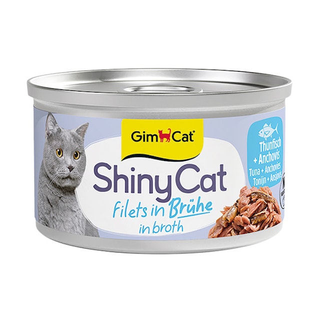 GimCat ShinyCat Brühe 70g-Dose  KatzennassfutterVorschaubild