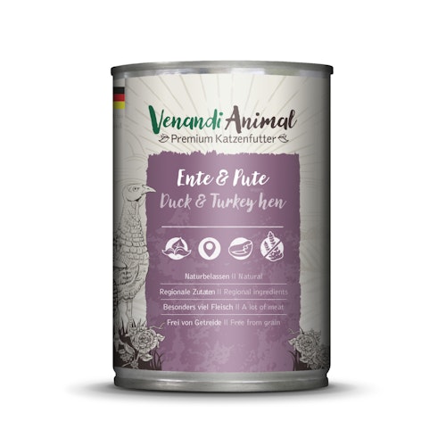 Venandi Animal 400 Gramm Katzennassfutter
