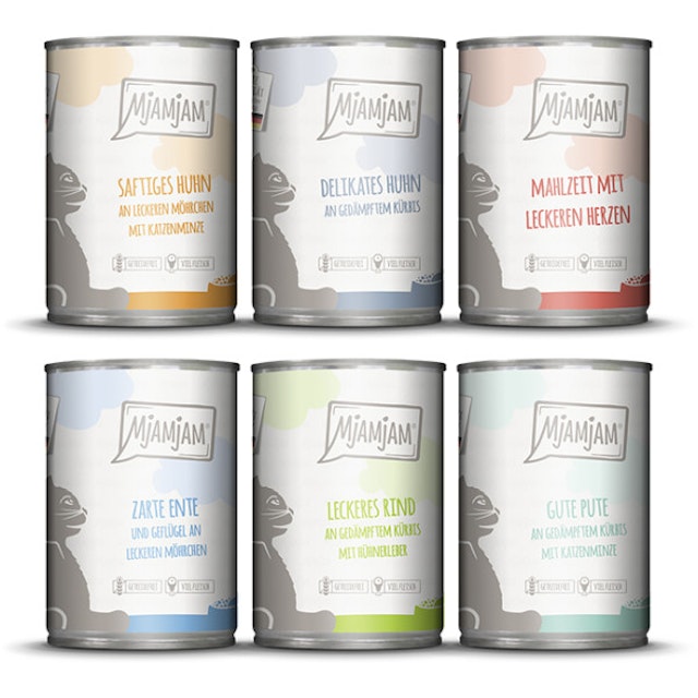 MJAMJAM Mixpaket 400g Dose KatzennassfutterVorschaubild