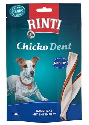 RINTI Chicko Dent Kausticks 150g Hundesnacks