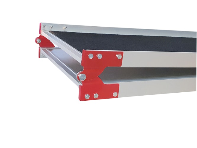 NOBBY Alu Hunderampe L x B x H: 152 x 36 x 3,5 cm