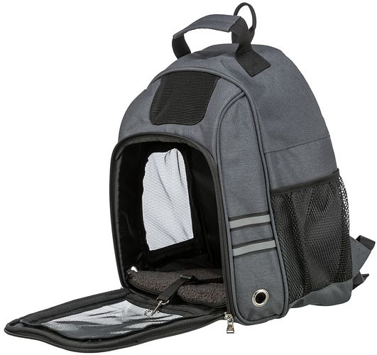 TRIXIE Rucksack Dan, 34 × 44 × 26 cm, grau