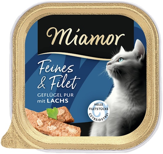 Miamor Feine Filets Adult 100g-Schale Katzennassfutter