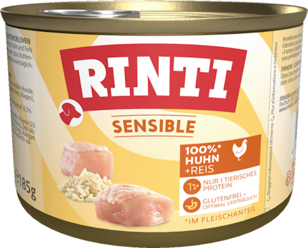 RINTI Sensible 185g Dose Hundenassfutter