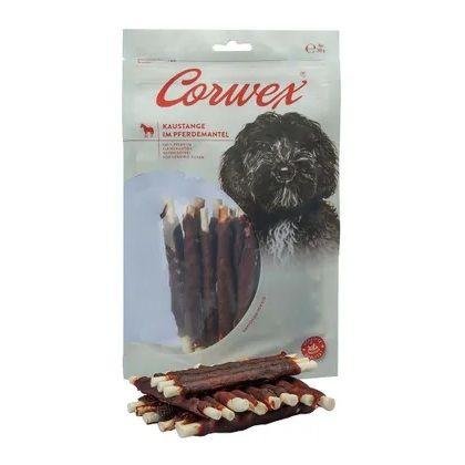 Corwex Kaustange im Pferdemantel 200g Hundesnack