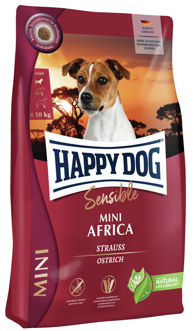HAPPY DOG Supreme Mini Africa Hundetrockenfutter