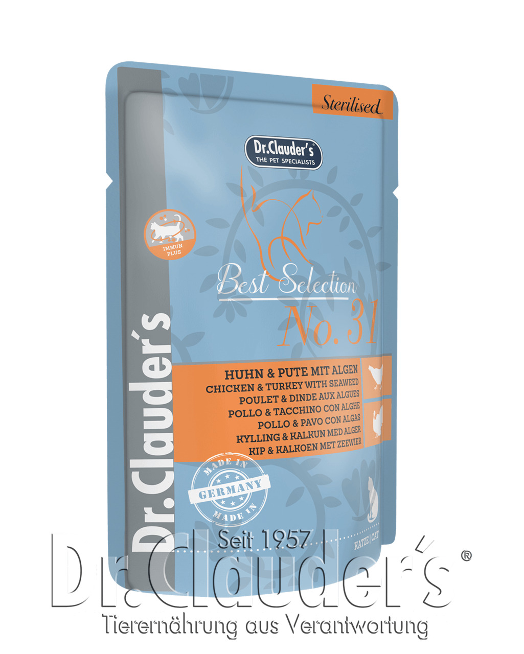 Dr Clauder's Best Selection Sterilised 85 Gramm Katzennassfutter