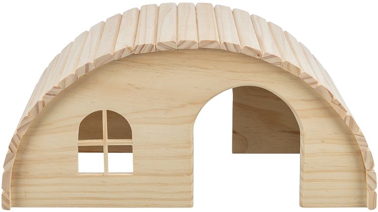 TRIXIE Haus, nagelfrei, Zwergkaninchen, Holz, 42 × 20 × 25 cm