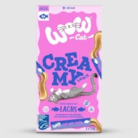 WOW Creamy Snack Lachs CAT 5 x 16g