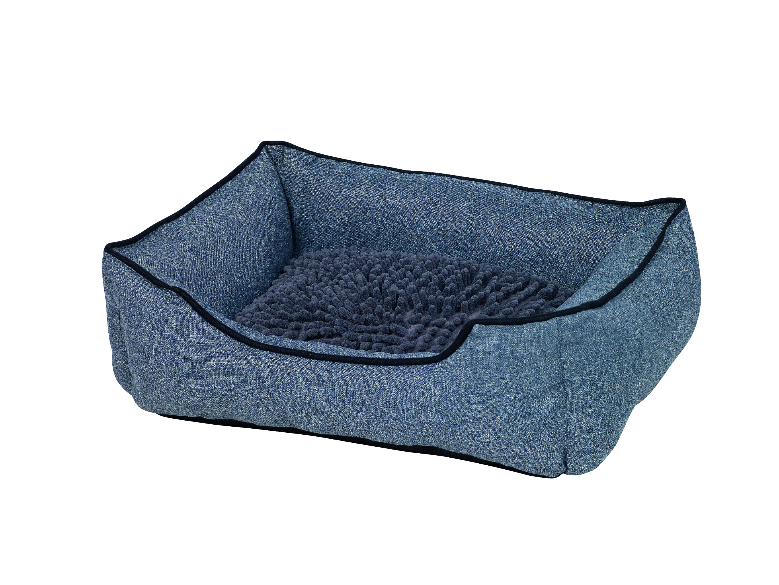 NOBBY Komfortbett eckig Classic "MOPPY" grau 60 x 50 x 18 cm