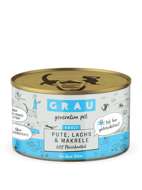 grau Katze 200 Gramm KatzennassfutterVorschaubild