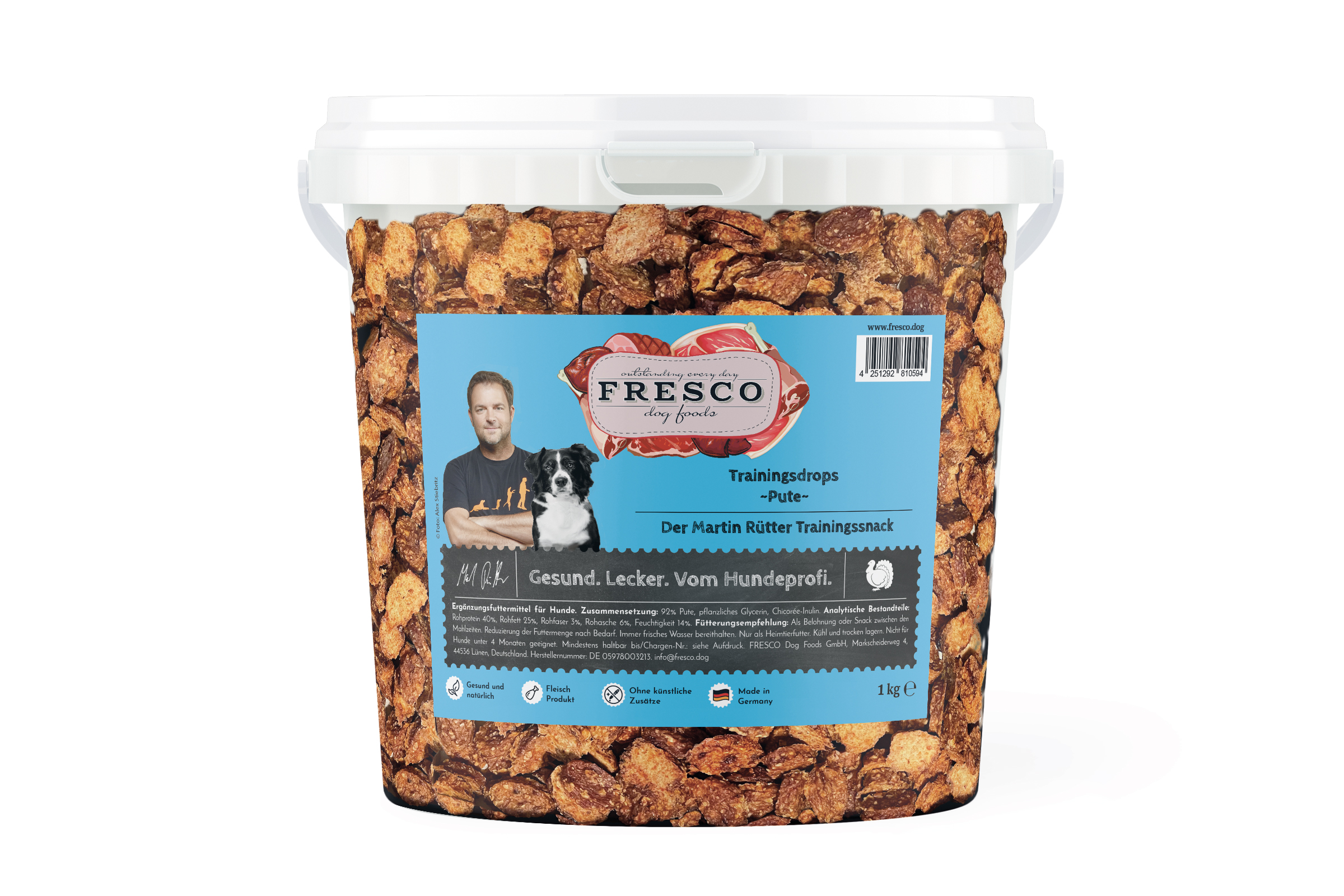 FRESCO Martin Rütter Trainingsdrops Pute (1kg-Eimer) 1000g