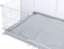 Vorschaubild TRIXIE Indoor Freilaufgehege, Metall/Kunststoff, 140 × 35 × 70 cm, weiß