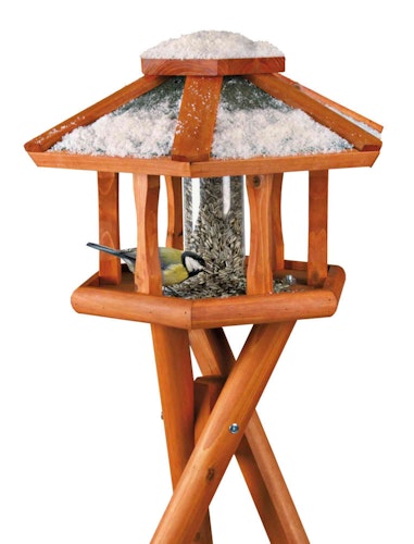 TRIXIE Natura Vogel-Futterhaus mit Silo Ø50cm/1,38m