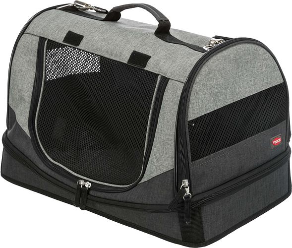 TRIXIE Tasche Holly, 30 × 30 × 50 cm, schwarz/grau