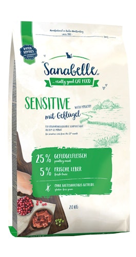 Sanabelle Sensitive mit Geflügel Katzentrockenfutter