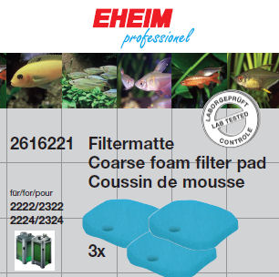 Eheim Filtermatten für 2222/2224 u. 2322/2324