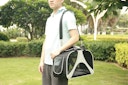 Vorschaubild NOBBY Tasche "SWING" creme schwarz 46 x 22 x 30 cm