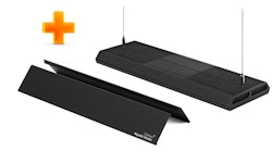 Chihiros RGB Vivid2 130 Watt Aquarienbeleuchtung & Blende schwarz (verspiegelt) Vorteils-Paket