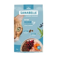 Sanabelle 2 x 8kg Kitten Huhn Katzentrockenfutter-Sparpaket