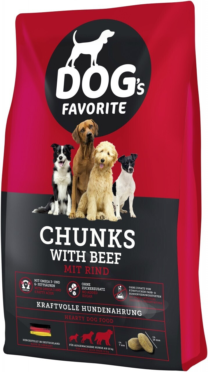 Happy Dog Favorite Chunks mit Rind