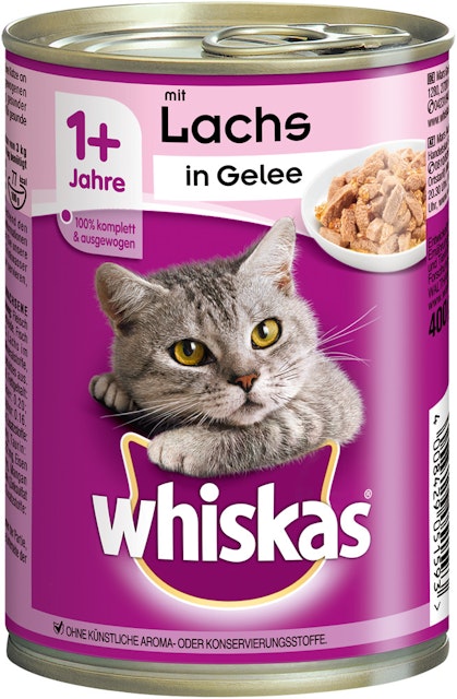 Whiskas 1+ in Gelee 400 Gramm KatzennassfutterVorschaubild