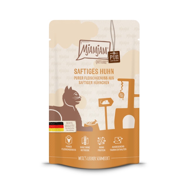 MJAMJAM Quetschies PUR 125g Beutel KatzennassfutterVorschaubild