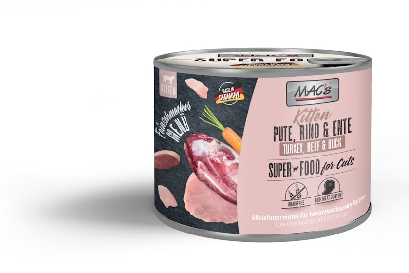 MAC's Cat Feinschmecker Menü 200g Dose KatzennassfutterVorschaubild