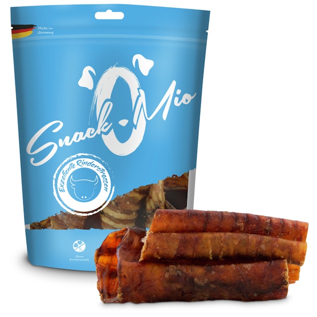 SnackOMio exzellente Rinderstrossen HundesnacksVorschaubild