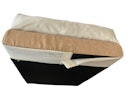 Vorschaubild NOBBY Komfortmatte eckig "BEVIS" braun L x B x H: 75 x 55 x 8 cm