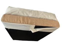 NOBBY Komfortmatte eckig "BEVIS" braun L x B x H: 75 x 55 x 8 cm