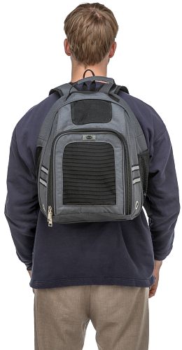 TRIXIE Rucksack Dan, 34 × 44 × 26 cm, grau