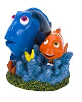 Pennplax "Findet Dorie" Dory & Marlin auf Koralle M Aquariendeko