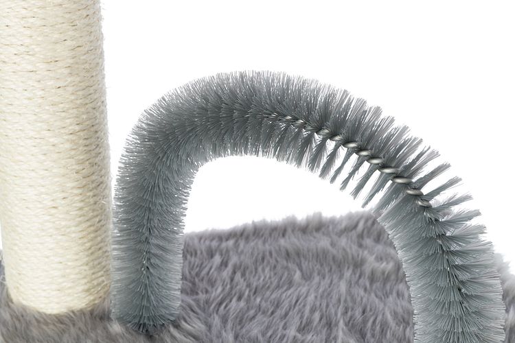 TRIXIE Kratzbaum Baza mit Bürste, 50 cm, grau