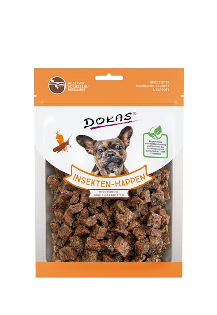 DOKAS Insekten-Happen 100g HundesnacksVorschaubild