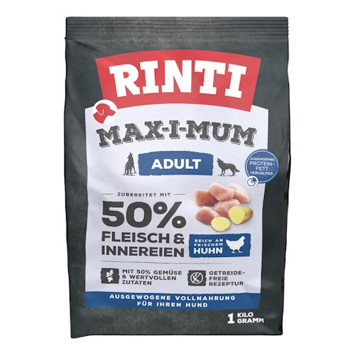 Rinti Max-i-mum 50% Adult 1kg Huhn