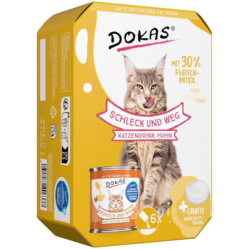 Dokas Schleck&Weg Katzendrink 6x100g MP Katzensnack