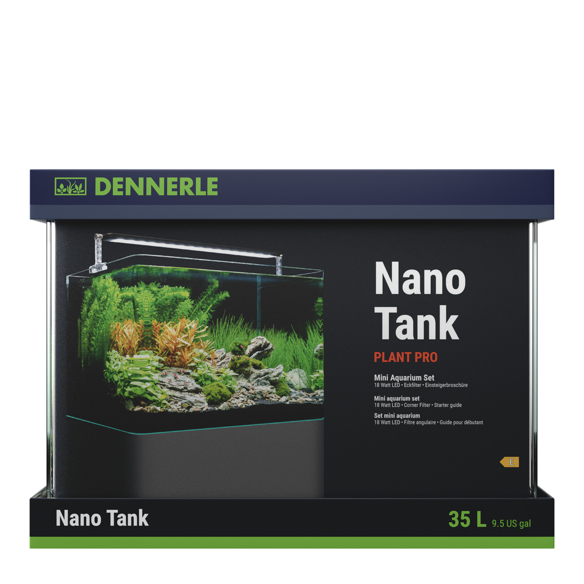 DENNERLE Nano Tank Plant Pro 35 L VK Aquarium-Set