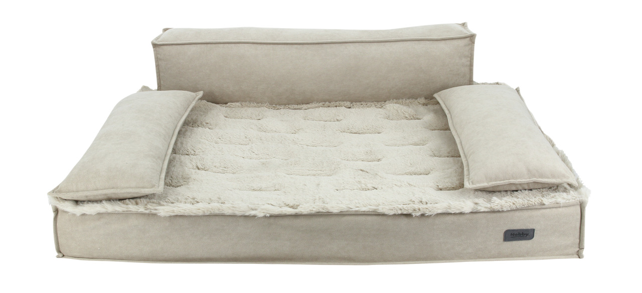 Nobby Orthopädisches Sofa NUKA eckig beige 92 x 65 x 10cm