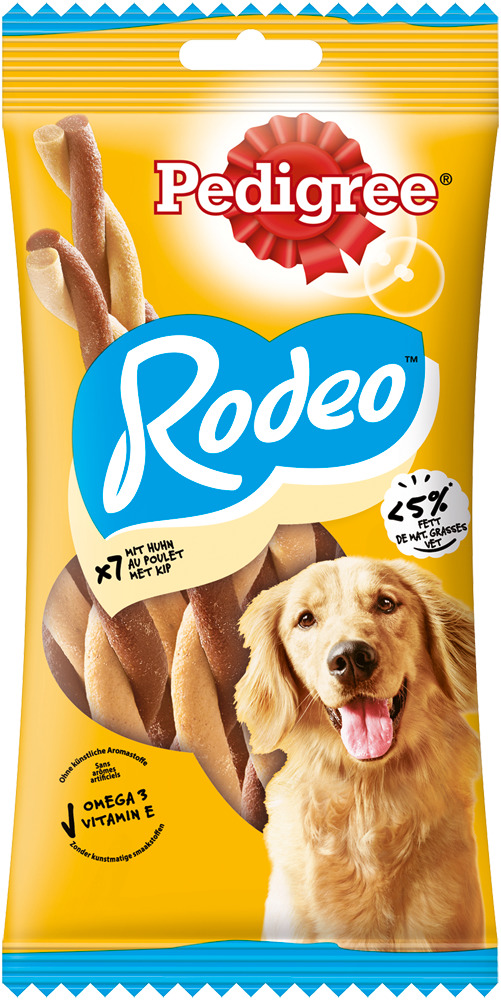 PEDIGREE RODEO mit Huhn Hundekauartikel