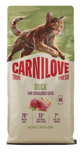 Carnilove True Fresh Sterilised Ente Katzentrockenfutter