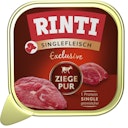 Vorschaubild Rinti Singlefleisch Excusiv Schale 20x150g Ziege PUR Hundenassfutter
