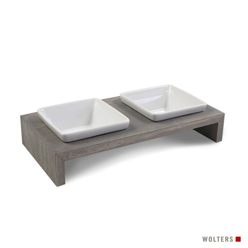 Wolters Meshidai True Doppelnapf - Grau