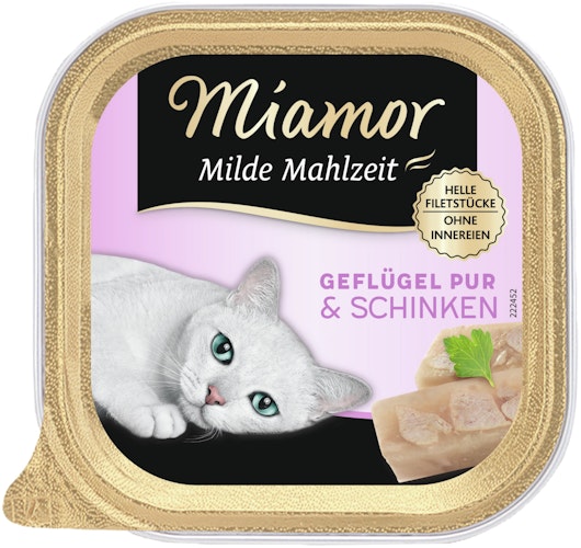 Miamor Milde Mahlzeit 100g Schale Katzennassfutter